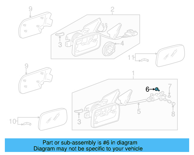 Cable Nut 1H0-853-120 - View 4