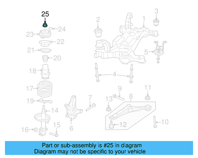 Top Nut WHT-004-495-A
