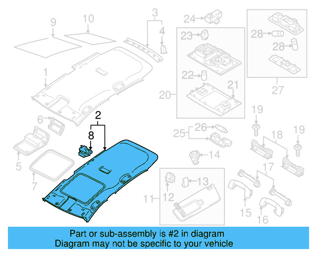 Headliner 5G4-867-501-AD-ZC6 - View 4