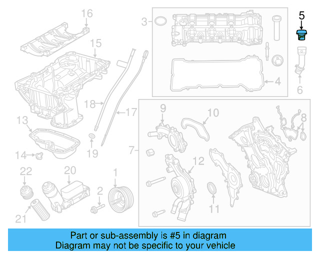 Engine Oil Filler Cap 7B0-103-485-C - View 3