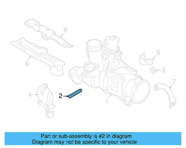 Turbocharger Stud N-912-317-01 - View 35