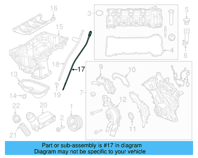 Dipstick 7B0-115-611-D - View 3
