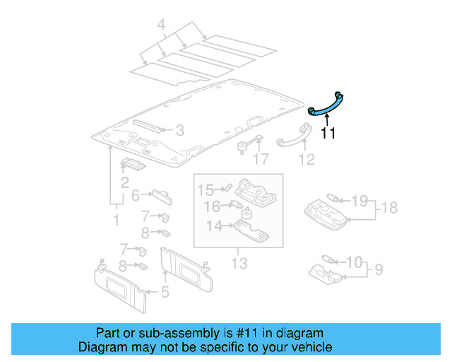Grip Handle 6N0-857-607-T-71N