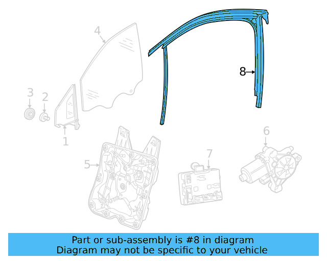 Window Channel 11K-837-439-A-5AP - View 3