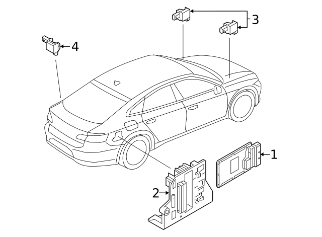 Speed Sensor 5Q0-907-651 - View 2