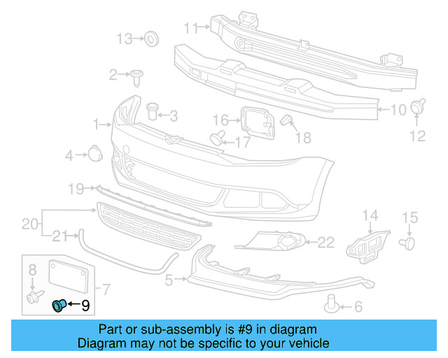 License Bracket Nut N-902-184-03 - View 23