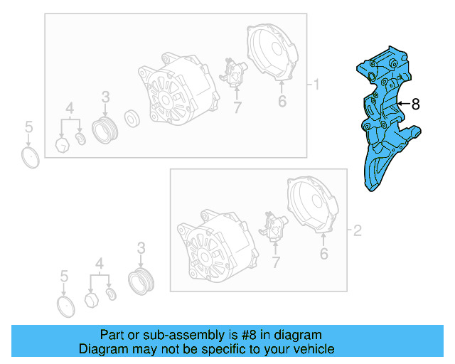 Alternator Bracket 07K-903-141-B