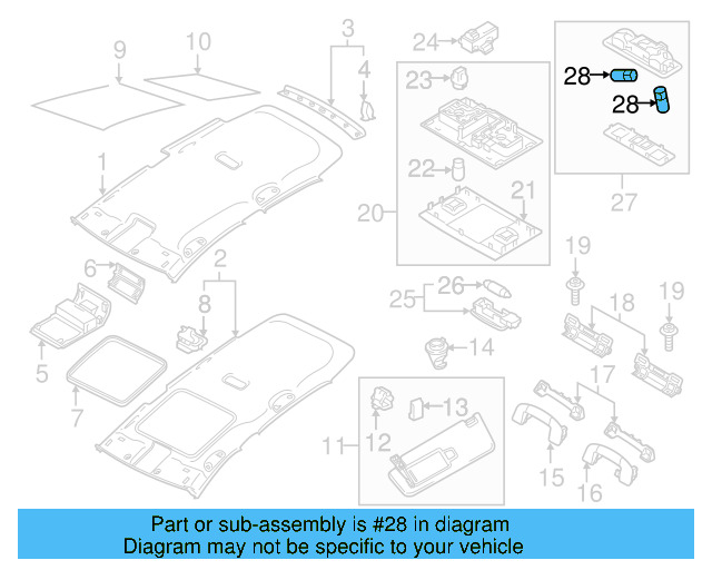 O'head Lamp Bulb N-017-753-10 - View 29