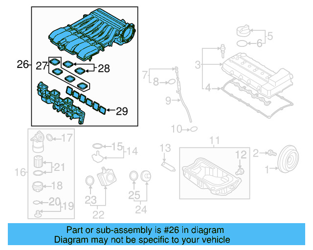 Intake Manifold 03H-133-201-N - View 14