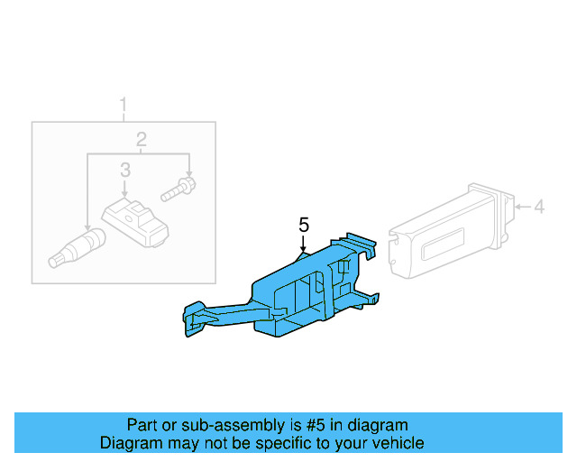 Control Module Bracket 5NA907538A - View 2