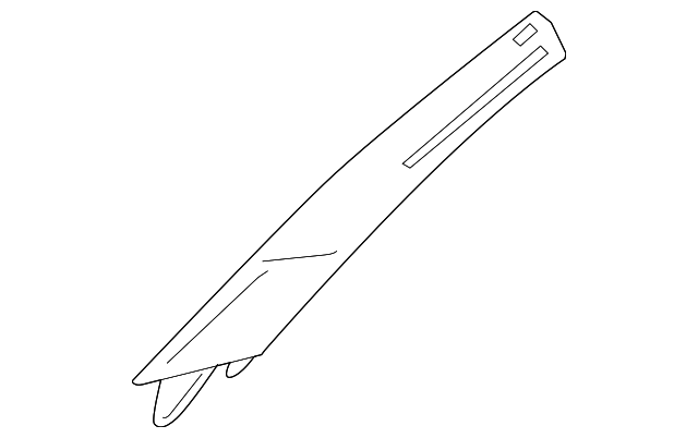 Windshield Pillar Trim 3AA-867-233-A-6K8