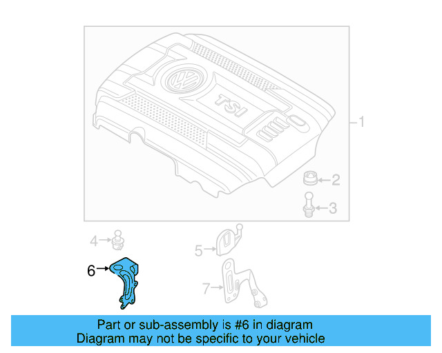Bracket 06K-103-390-F - View 10