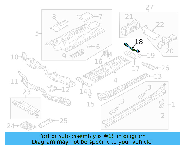 Rear Reinforced 5QA-802-117-A - View 2