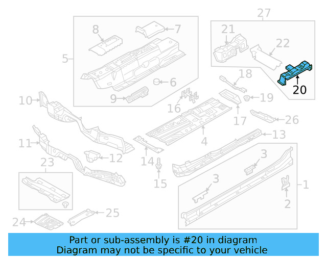 Seat Mount 5QA-802-569