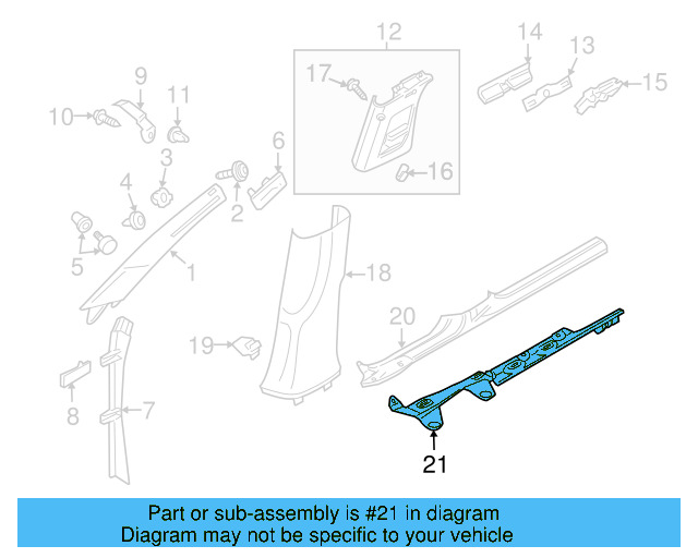 Scuff Plate 3C0-853-369-B-9B9 - View 10