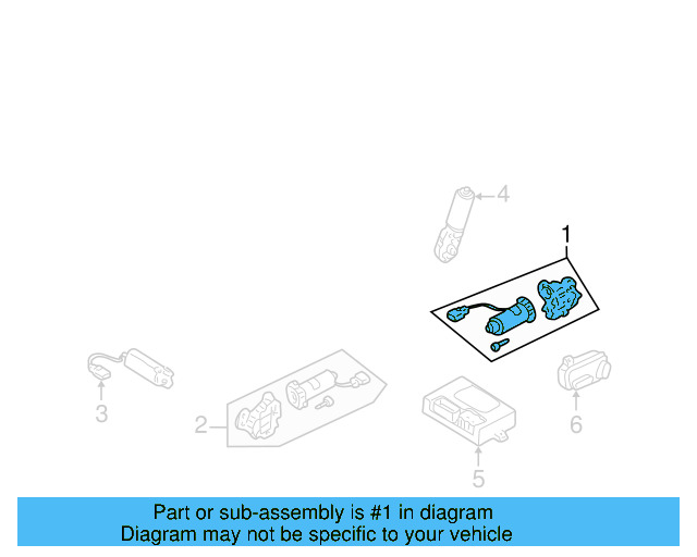 Motor & Gear 3B0-959-761-AF - View 10