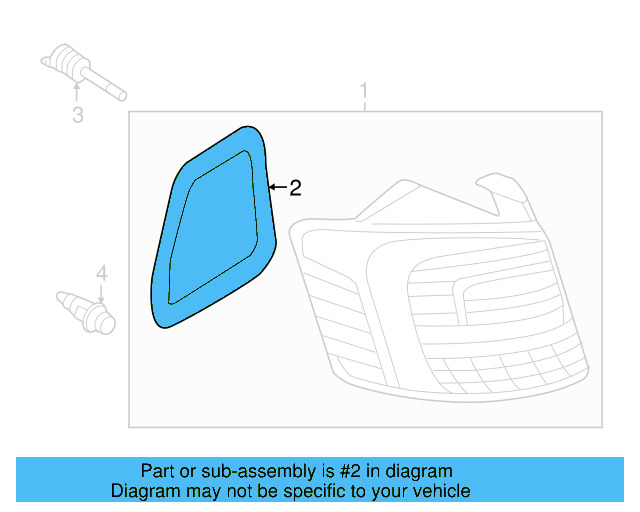 Tail Lamp Assembly Gasket 5C6-998-192-A - View 7