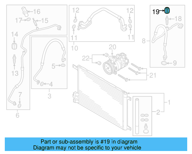 Fill Valve Cap 3C0-820-581 - View 17