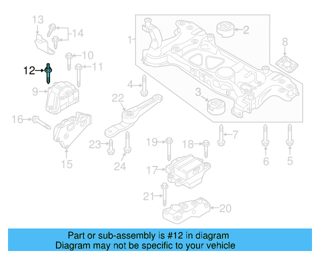 Gear Assembly Mount Bolt N-105-524-02 - View 32