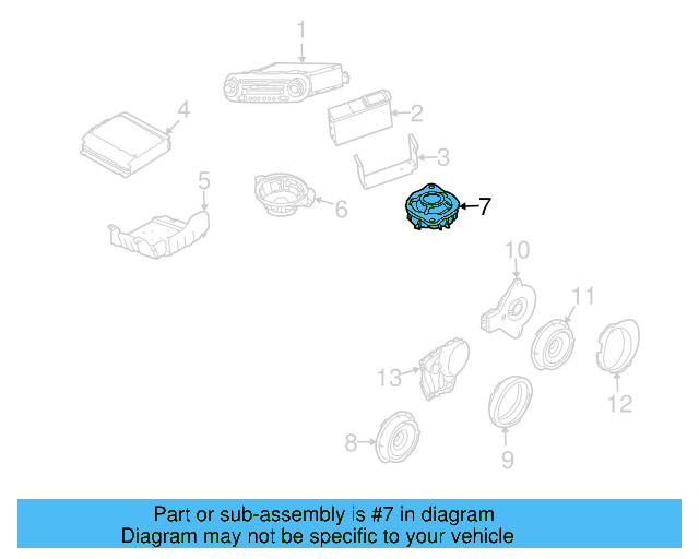 Front Dr Speaker 1Y0-035-411-M