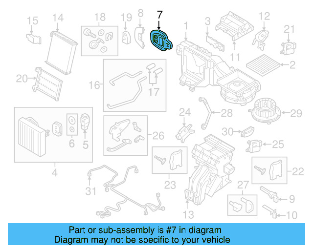 Expansion Valve Seal Kit 5Q0-898-850 - View 8