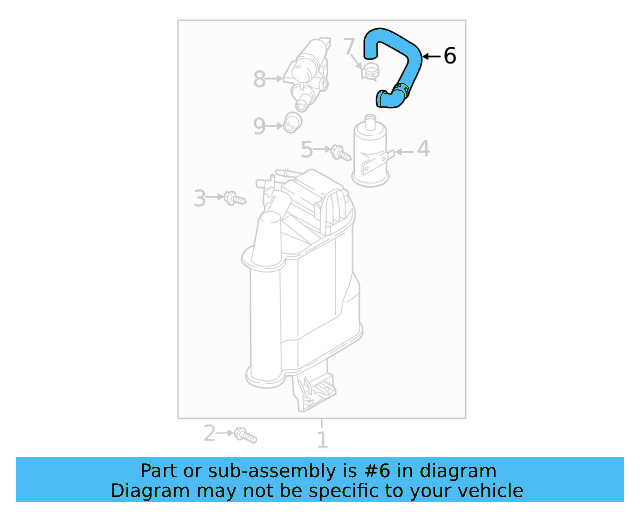 Hose 5Q0-906-272-C - View 6