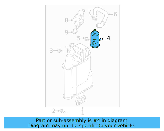 Vapor Canister Filter 5C0-906-621 - View 27