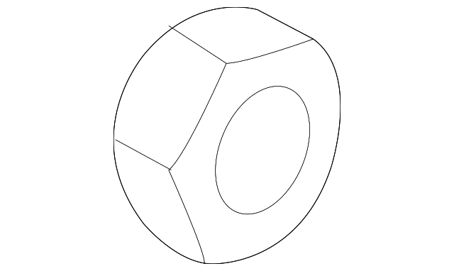 Mount Bracket Nut N-104-355-08 - View 6