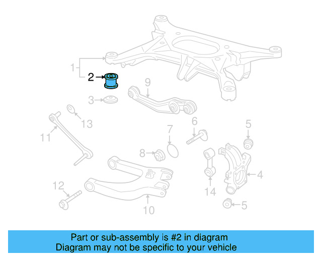 Suspension Cross 3D0-505-145-B - View 2