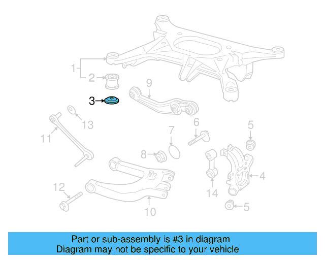 Suspension Cross 3D0-505-189 - View 2