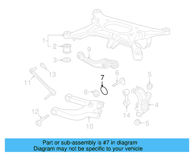 Lower Control Arm Adjust Cam WHT-001-656 - View 21