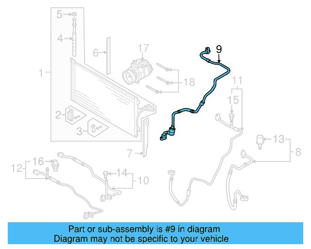 Suction Line 7L6-820-017-D - View 10