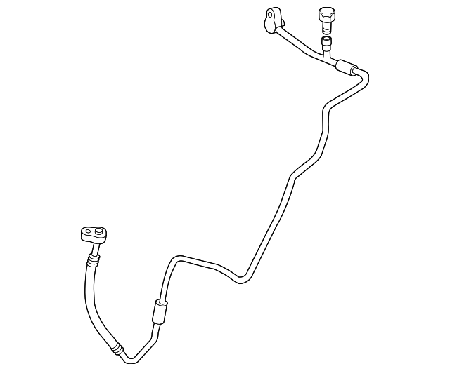 A/C Refrigerant Discharge Hose 7L6-820-721-BJ - View 2