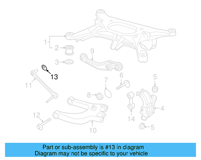 Lower Control Arm Adjust Cam WHT-001-656 - View 25