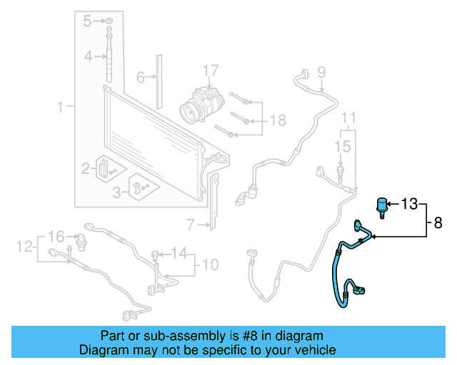Discharge Hose 7L6-820-721-BA - View 2