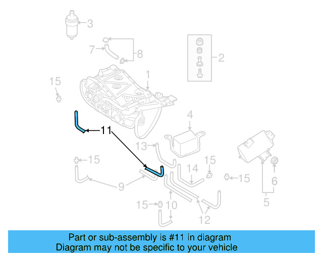 Pressure Hose 3D0-616-712-E - View 2