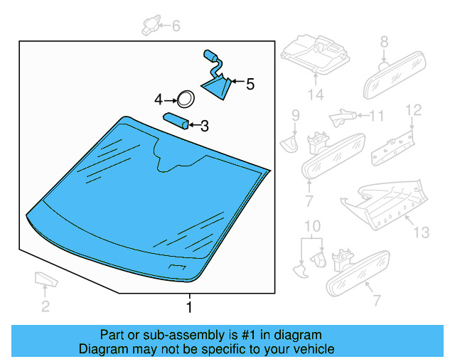 Windshield 561-845-011-N-NVB - View 7