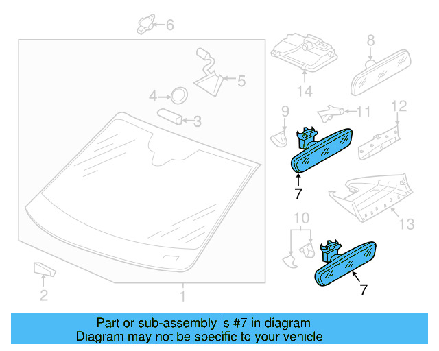 Mirror Inside 3C0-857-511-J-9B9 - View 29