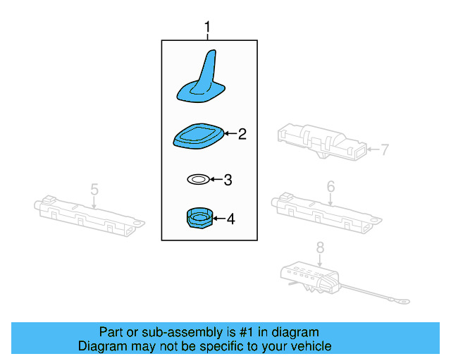 Antenna Assembly 3C0-035-507-R - View 30