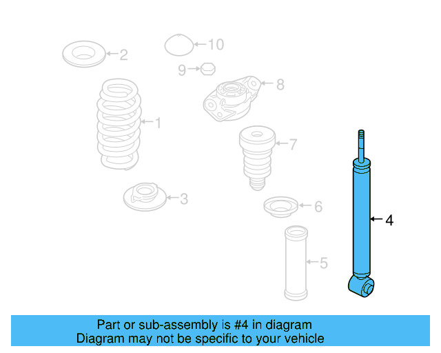 Shock Absorber 1K0-513-029-HT