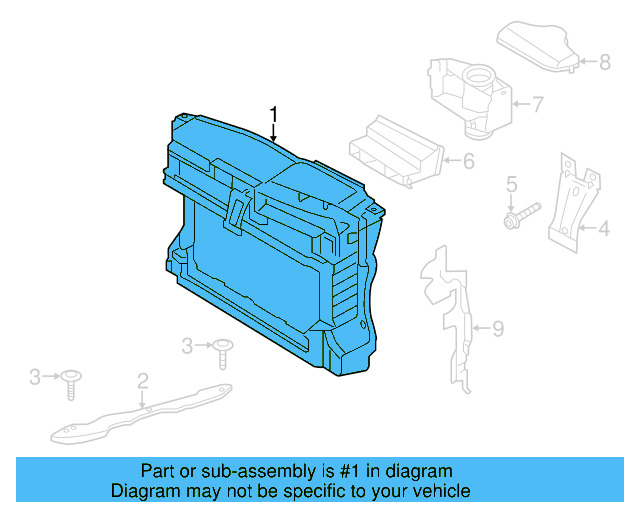 Radiator Support 5K0-805-588-G - View 23