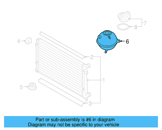 Expansion Tank 1K0-121-407-F - View 23