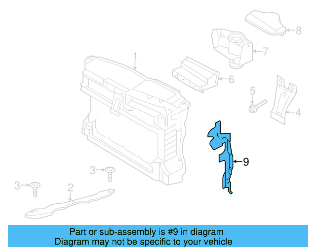 Air Baffle 5K0-121-284-C - View 11