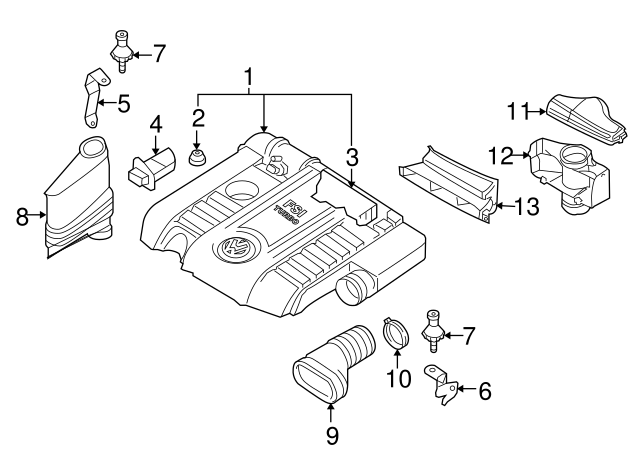 Inlet Cover 1K0-805-965-C-9B9 - View 36
