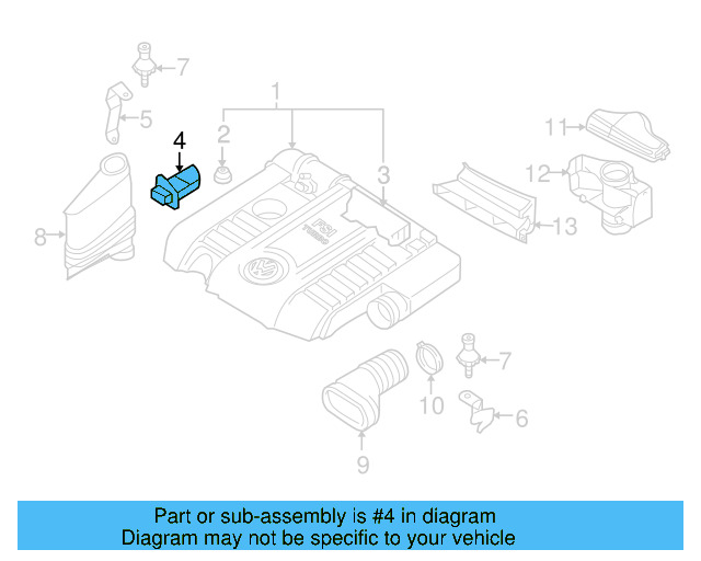 Mass Air Flow Sensor 06F-906-461-A - View 18