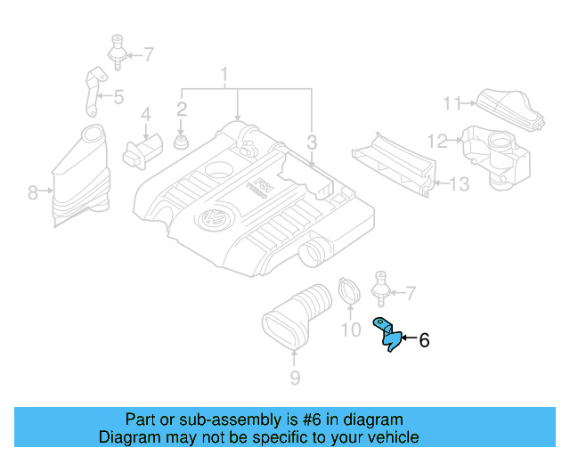 Retainer Plate 06F-133-336-B - View 5