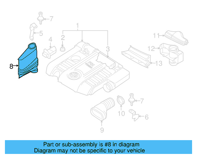 Intake Pipe 06F-129-627-G - View 19
