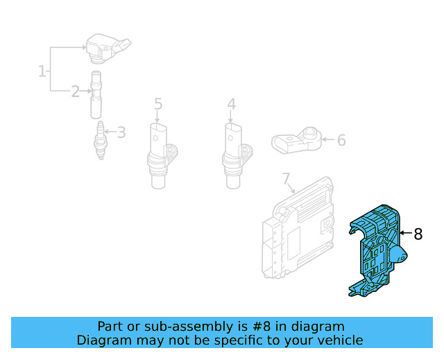 ECM Holder 5Q0-906-507-F - View 22