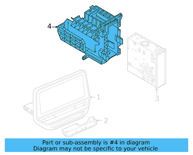 Mount Bracket 1EA-941-395-B - View 3
