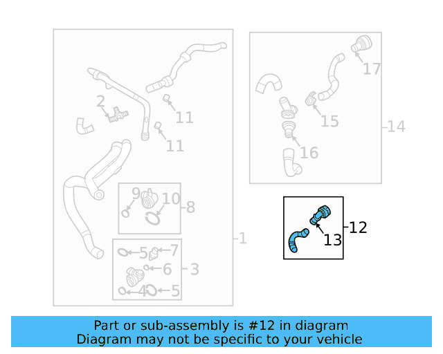 Lower Hose 5Q0-122-051-BD - View 22
